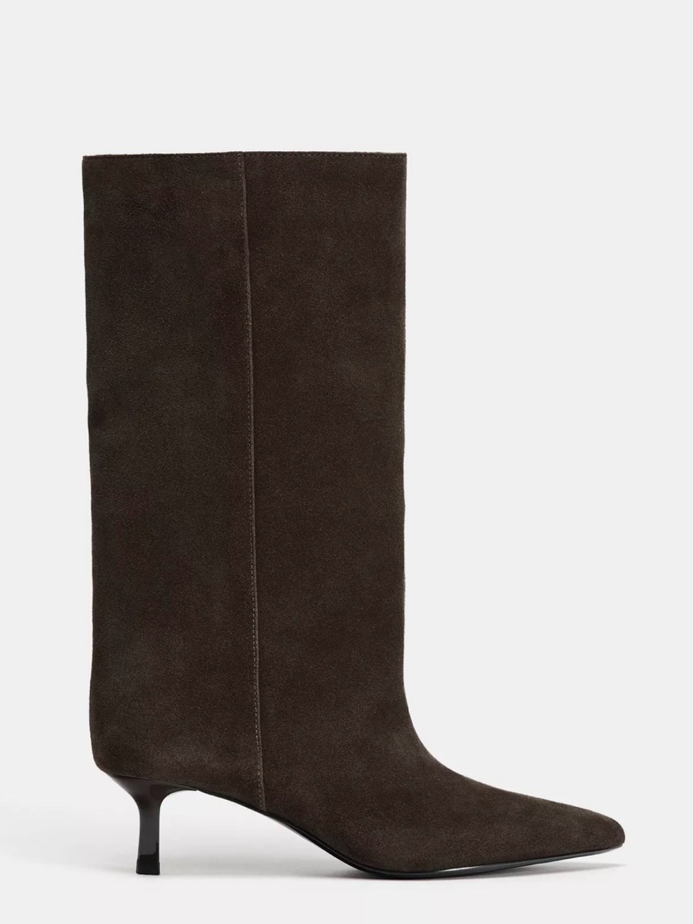 Zara  Wide-leg / loose-shaft pull-on boots with a pointed toe. Ref: 3109/510